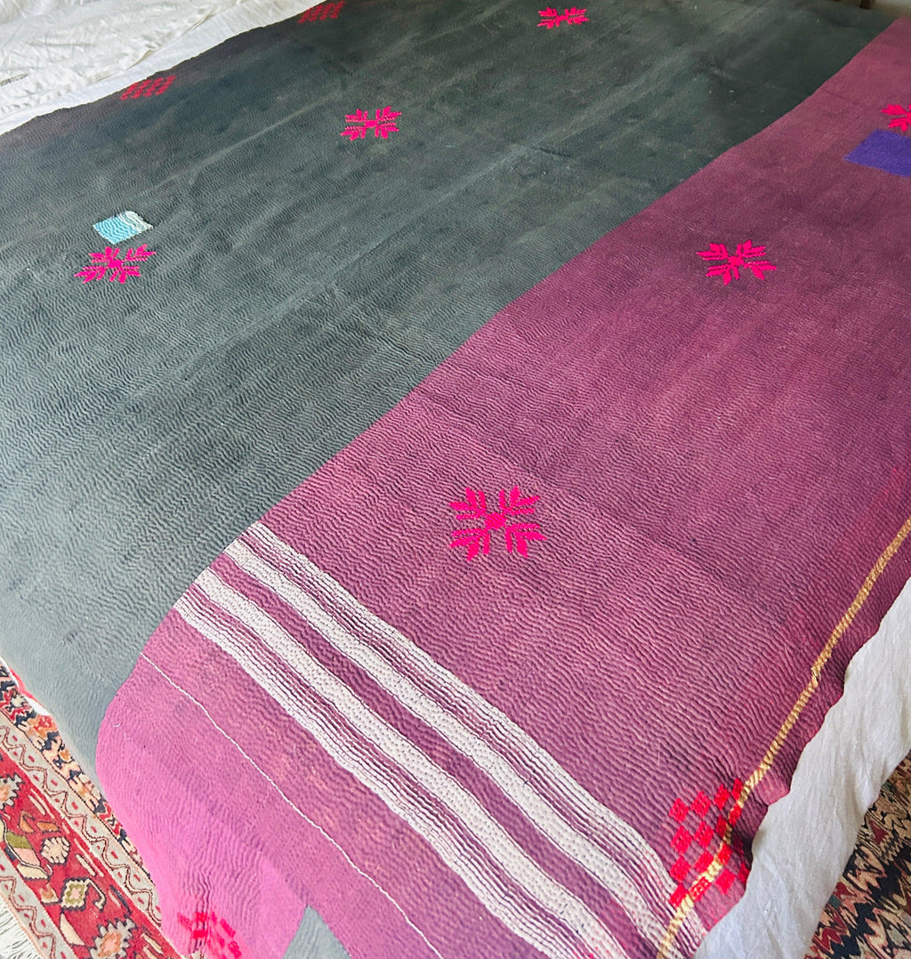 Cecil & Gunn Collections - Throw - Kantha Coverlet - Cecil and Gunn