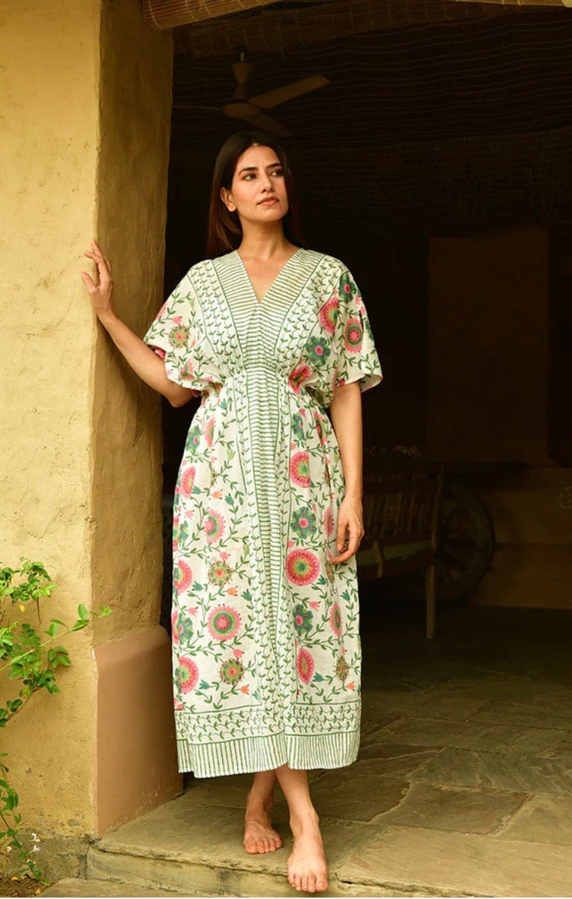 Cecil & Gunn - Dress - Suzani Kaftan - Cecil and Gunn