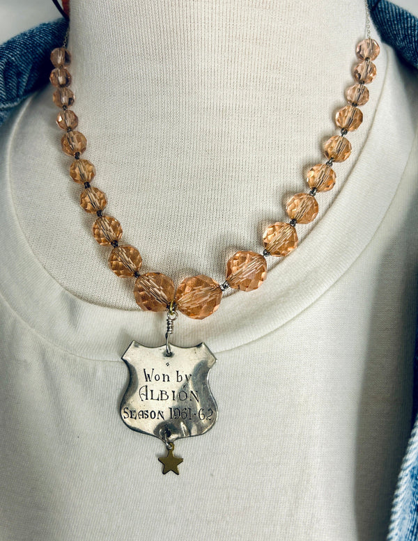 Cecil & Gunn - Necklace - Forever the Winner Peachy Pink - Cecil and Gunn