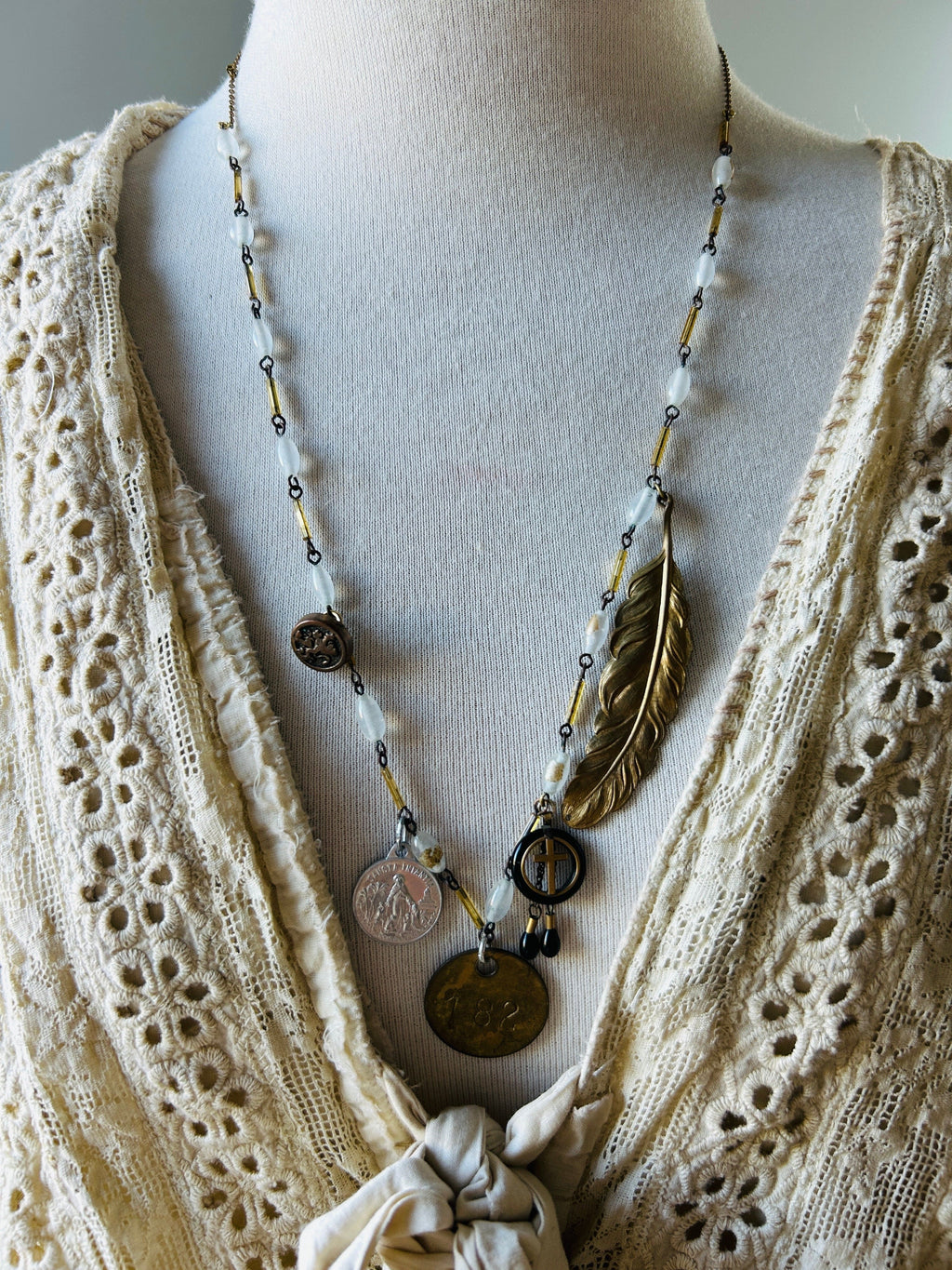 Cecil & Gunn - Necklace - Gold Leaf - Cecil and Gunn