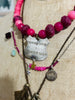Cecil & Gunn - Necklace - I’m a Winner in hot pink - Cecil and Gunn