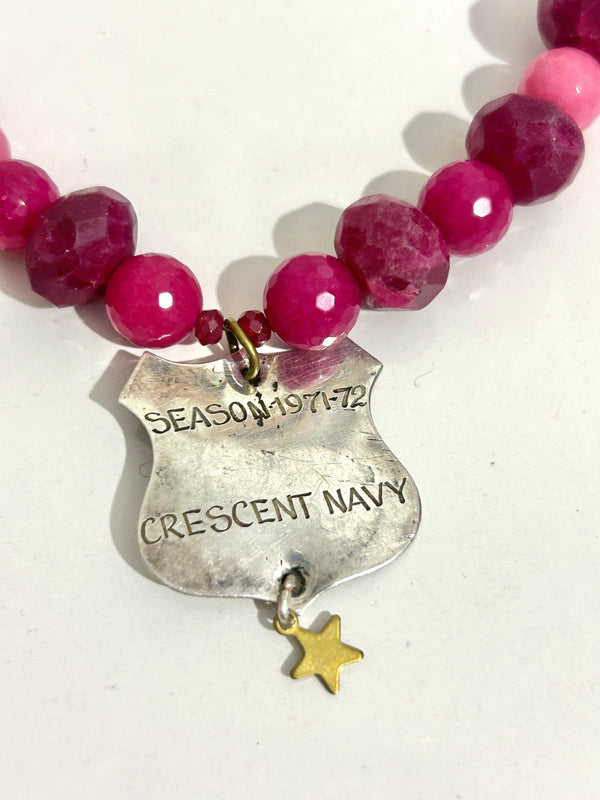 Cecil & Gunn - Necklace - I’m a Winner in hot pink - Cecil and Gunn