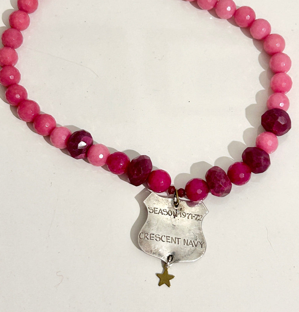 Cecil & Gunn - Necklace - I’m a Winner in hot pink - Cecil and Gunn