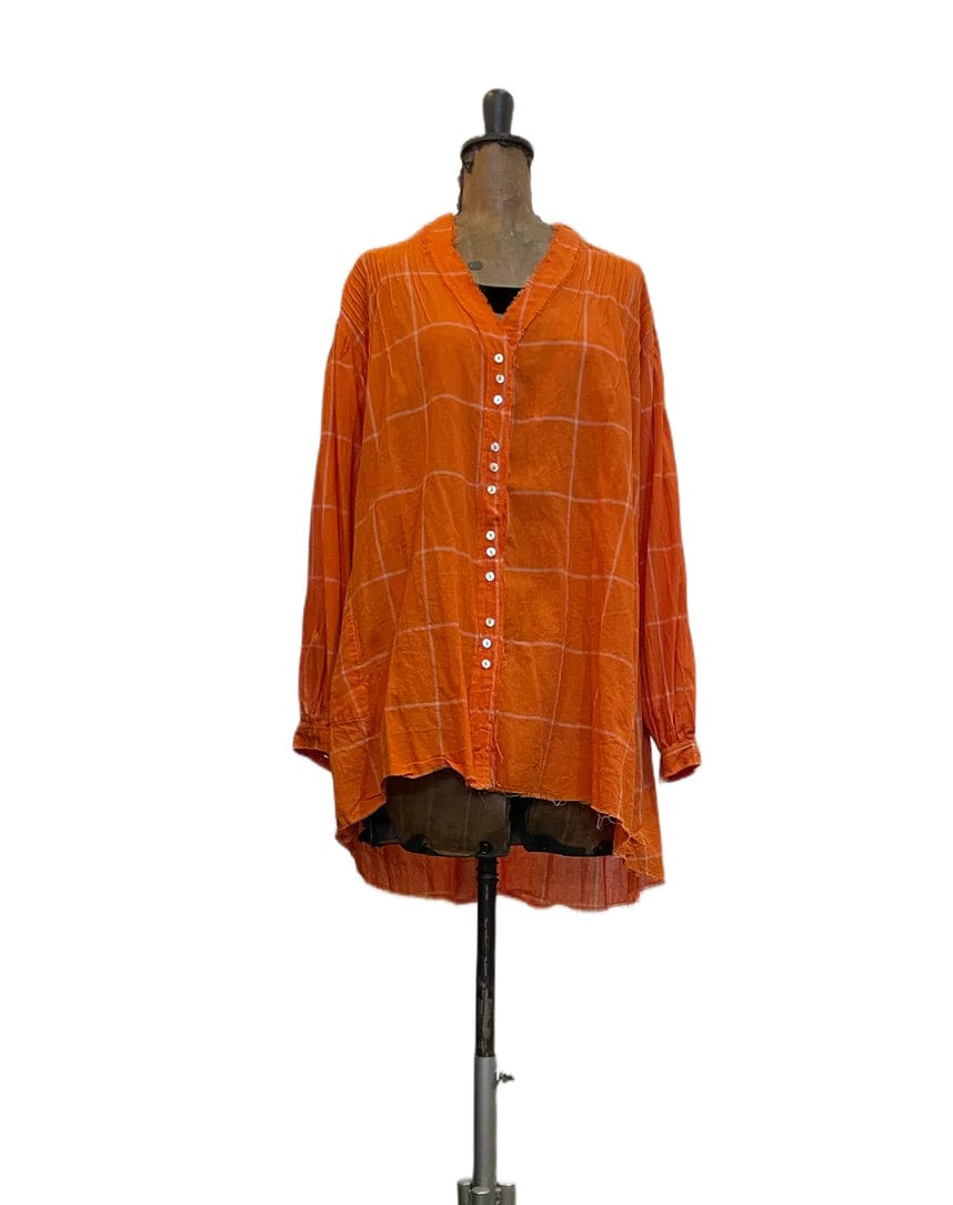 Cecil & Gunn - - Pin Tuck Shirt Linen - Cecil and Gunn