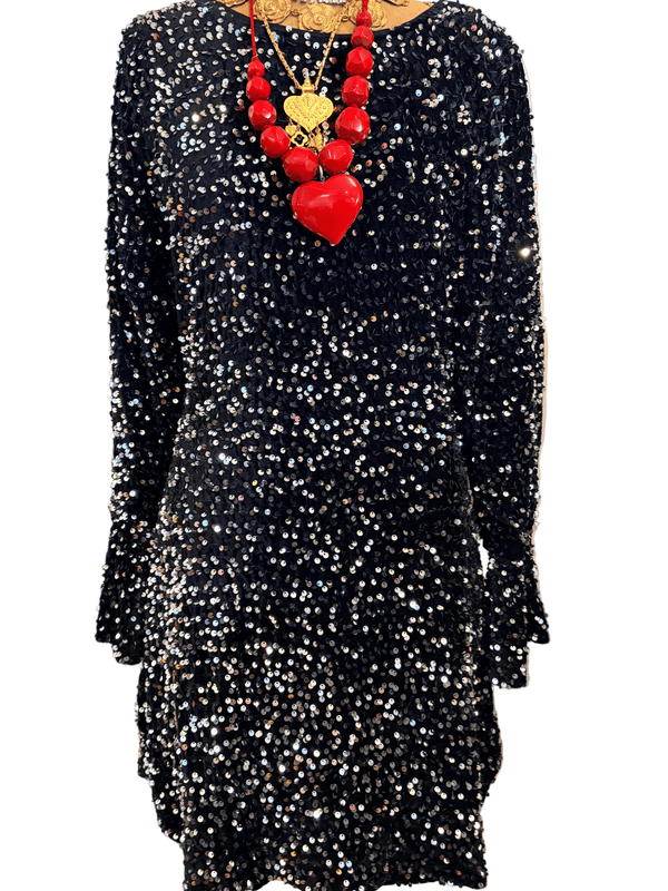 Coster Copenhagen - Dress - Sequin Mini Dress - Cecil and Gunn
