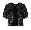 Coster Copenhagen - Jacket - Sequin Cropped Jacket - Cecil and Gunn