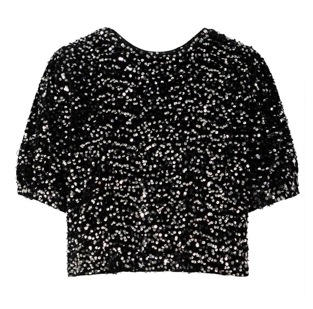 Coster Copenhagen - Jacket - Sequin Cropped Jacket - Cecil and Gunn