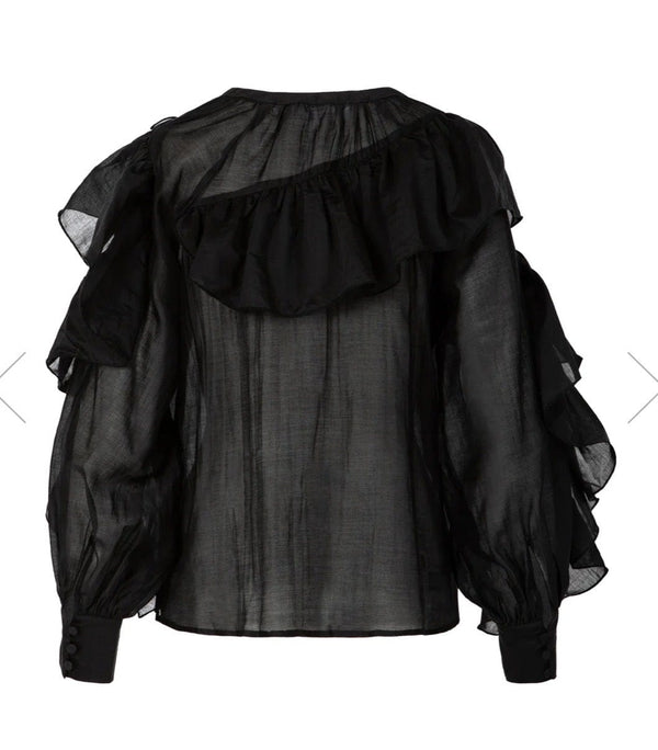 Coster Copenhagen - Shirt - Ruffle Blouse - Cecil and Gunn