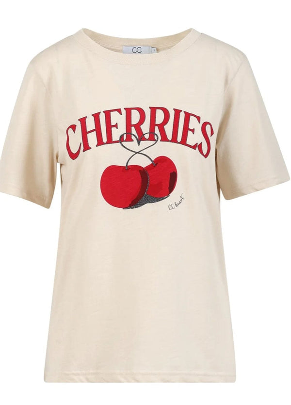 Coster Copenhagen - Tops - Cherries Tee - Cecil and Gunn
