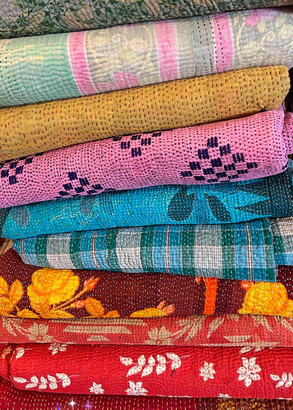 DVE - Throw - DVE KANTHA QUILTS - Cecil and Gunn