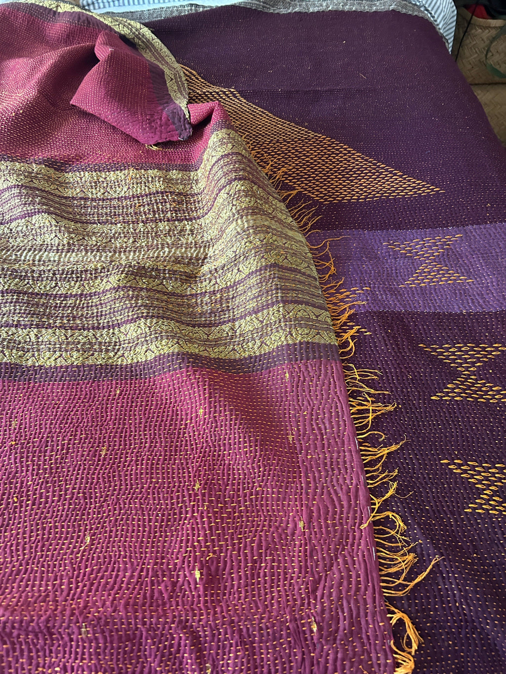 DVE - Throw - DVE KANTHA QUILTS - Cecil and Gunn