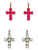 Elphin Lane - Earrings - Crystal Cross Drops - Cecil and Gunn