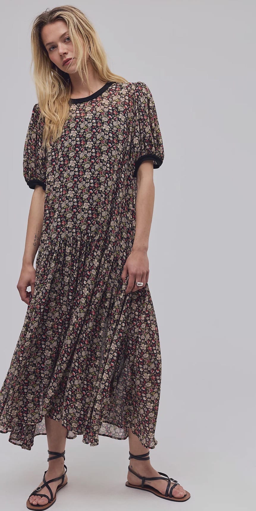 Free People - Dress - Courtside Crush Maxi black (pre order) - Cecil and Gunn