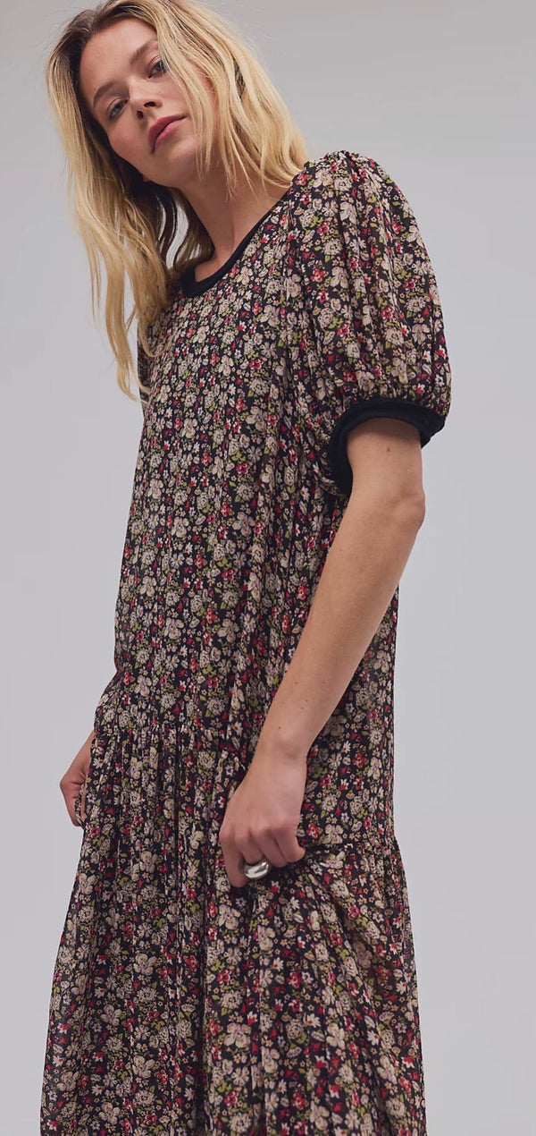 Free People - Dress - Courtside Crush Maxi black (pre order) - Cecil and Gunn
