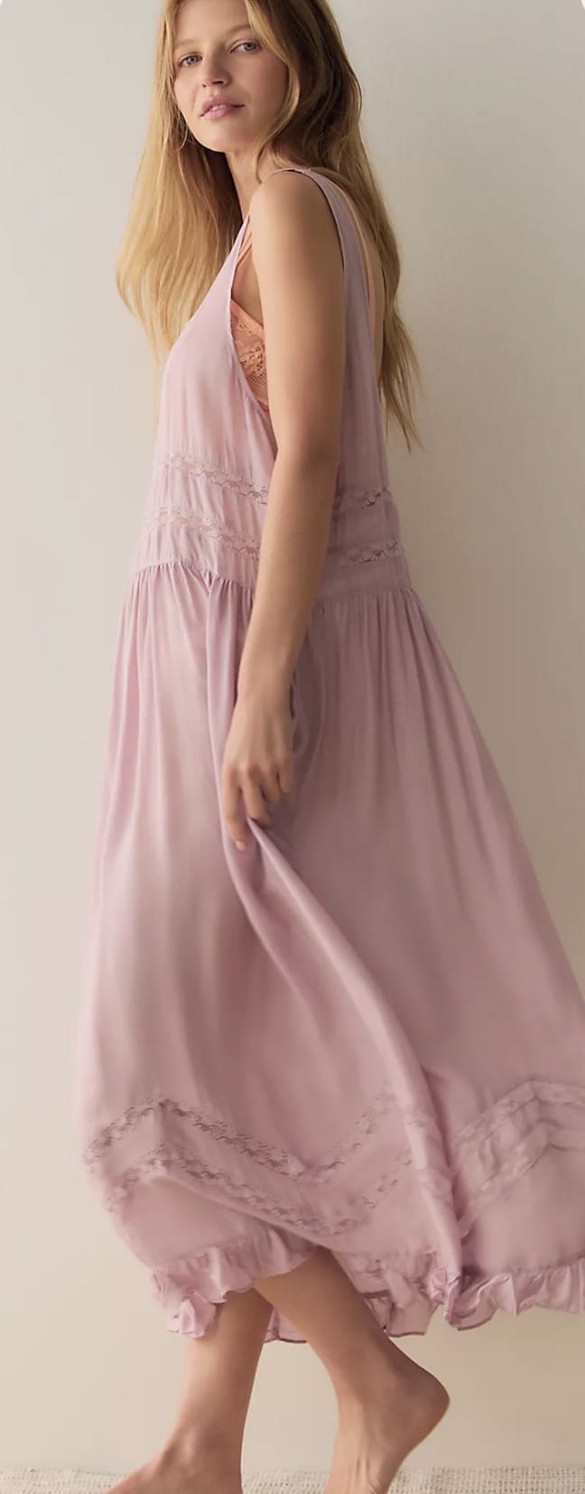 Free People - Dress - Voile and Lace Midi - Cecil and Gunn
