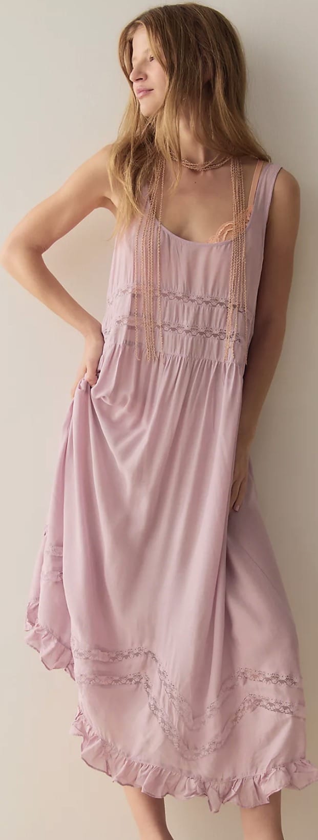 Free People - Dress - Voile and Lace Midi - Cecil and Gunn