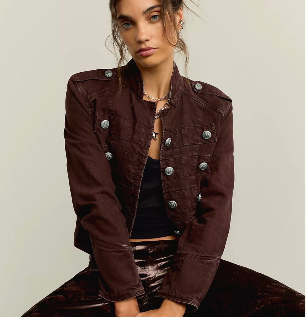 Free People - Jacket - Ryland Band Jacket - Cecil and Gunn