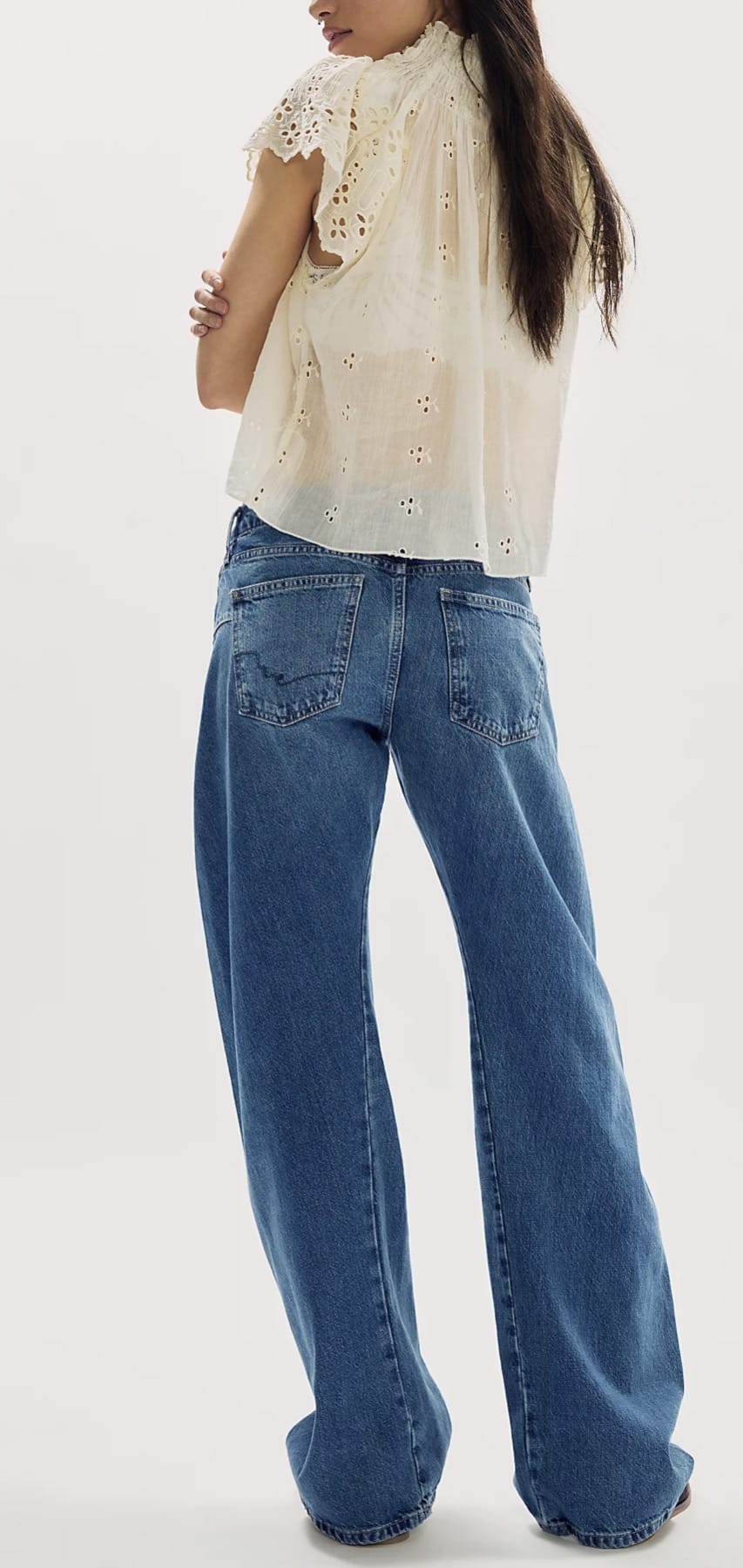 Free People - Pants - Fable Twisted Seam Jean in Heartsong - Cecil and Gunn