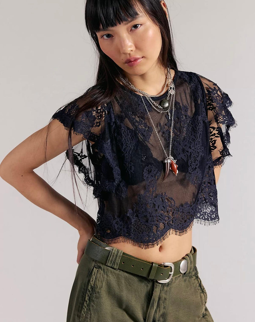 Free People - Top - Lunar Ash Top - Cecil and Gunn