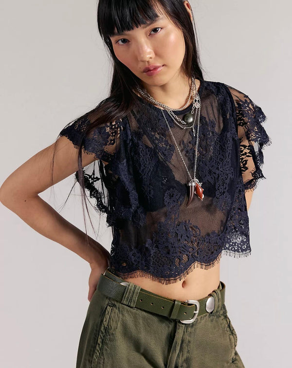 Free People - Top - Lunar Ash Top - Cecil and Gunn