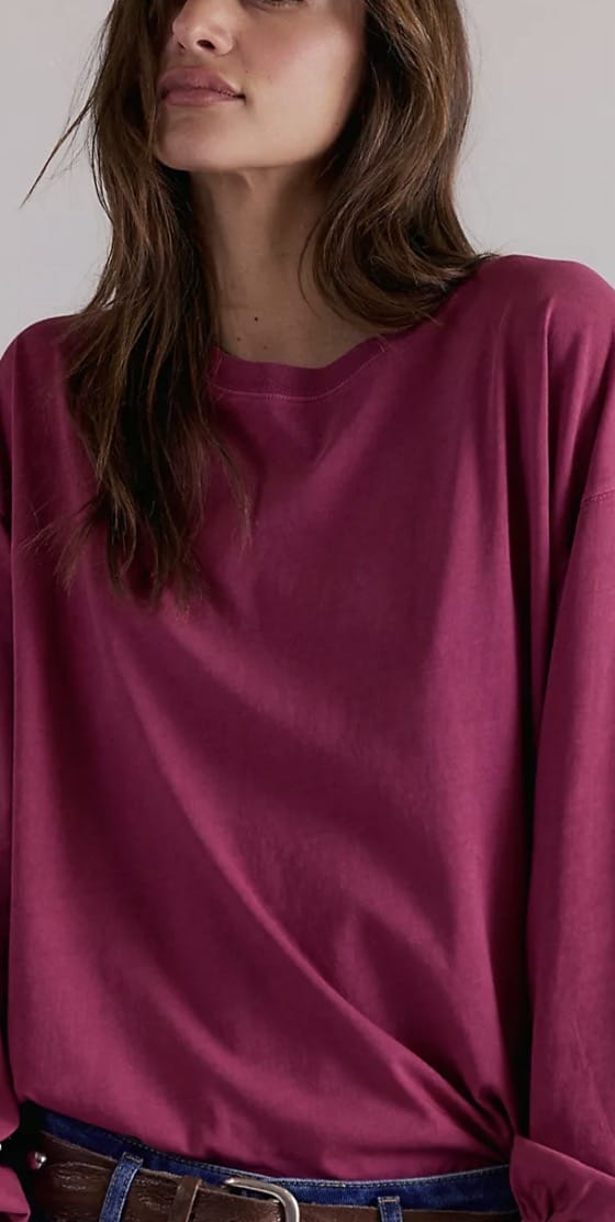Free People - Top - Perfect Oversized Teee - Cecil and Gunn