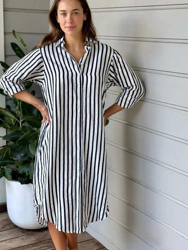Frockk - Dress - Elena Shirt Dress - Cecil and Gunn