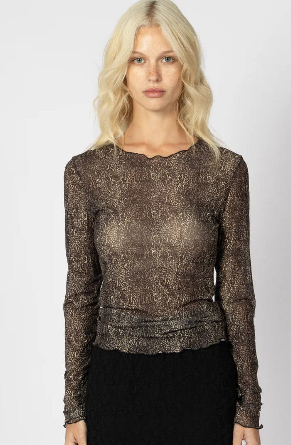 Joey the Label - Tops - Baby Leopard Top - Cecil and Gunn