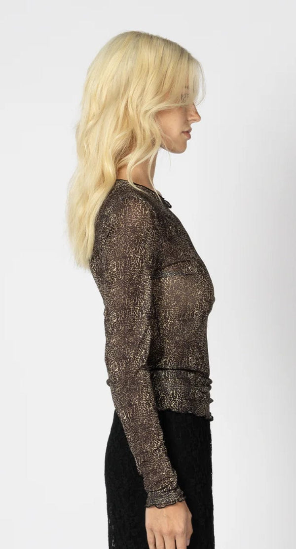 Joey the Label - Tops - Baby Leopard Top - Cecil and Gunn