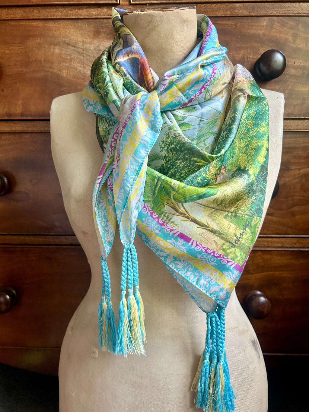 Johnny Was - Scarf - Silk Scarf - Cecil and Gunn