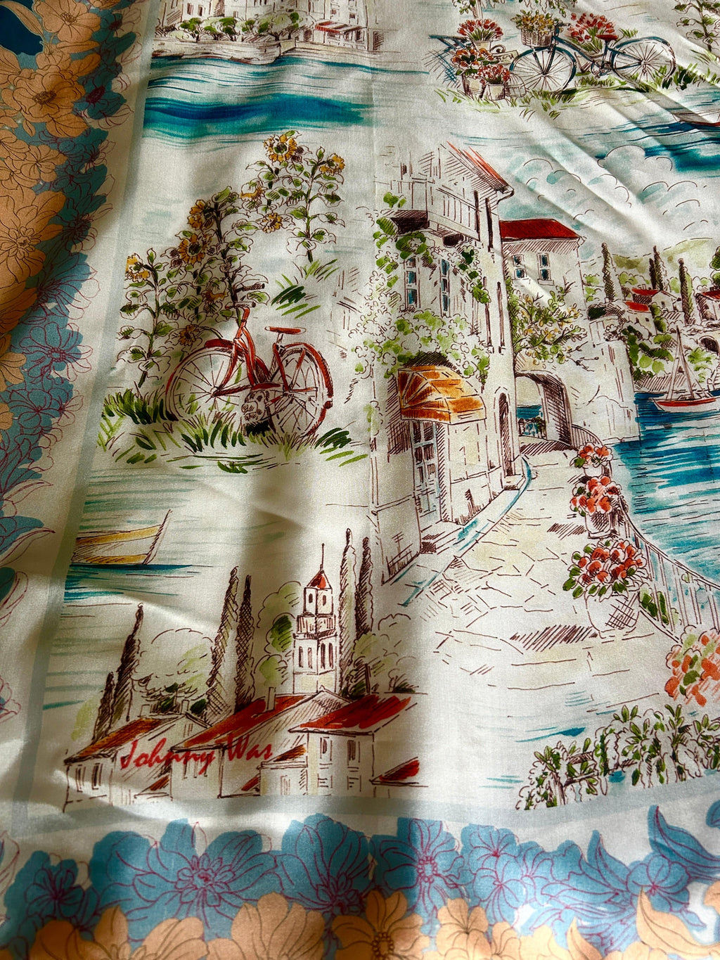 Johnny Was - Scarf - Silk Scarf - Cecil and Gunn