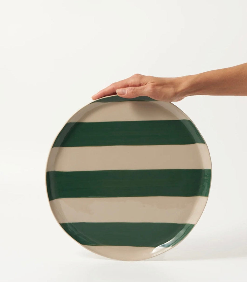 Jones and Co - Decor - Cabana Stripe Platter - Cecil and Gunn