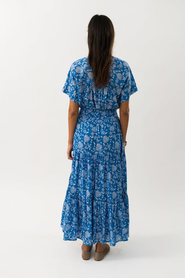 Lolly’s Laundry - skirt - Diamond Maxi Blue skirt Lolly's Laundry - Cecil and Gunn