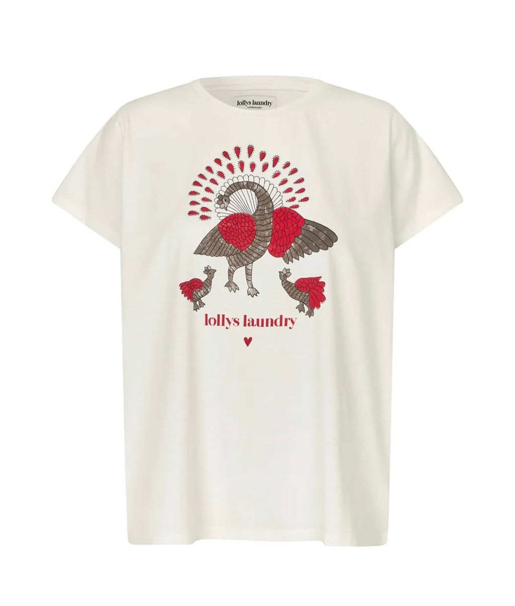Lolly’s Laundry - Top - Roma Peacock Tee - Cecil and Gunn
