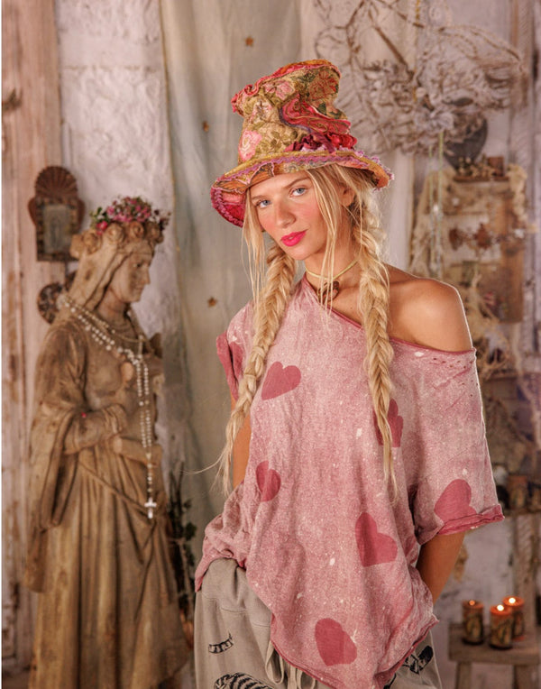 Magnolia Pearl - Tops - All For Love Tee - Cecil and Gunn