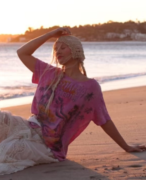 Magnolia Pearl - Tops - Lahaina Tee - Cecil and Gunn