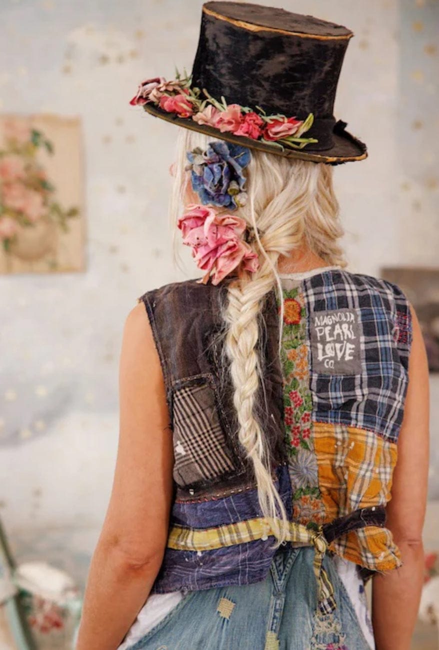Magnolia Pearl - Tops - Patchwork Andriy Vest - Cecil and Gunn
