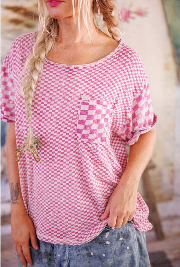 Magnolia Pearl - Tops - Piecewise Pocket Tee - Cecil and Gunn
