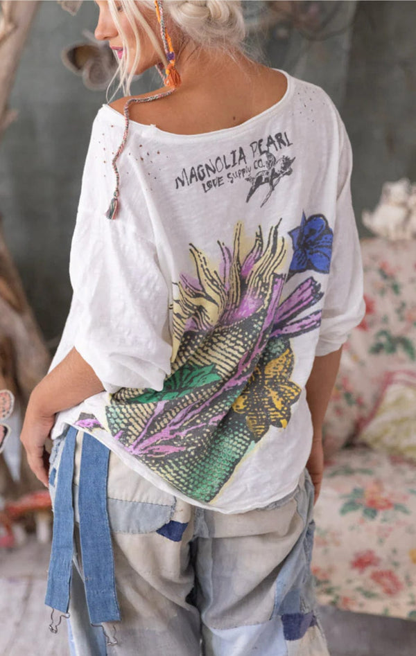 Magnolia Pearl - Tops - St Augustine long sleeved tee by Magnolia Pearl - Cecil and Gunn