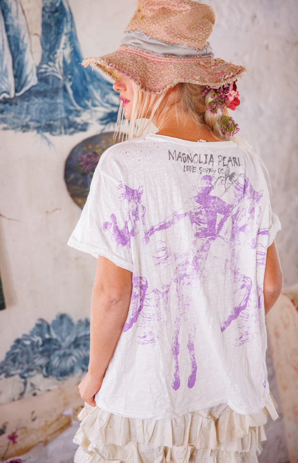 Magnolia Pearl - Tops - Texas Cowboy Tee - Cecil and Gunn