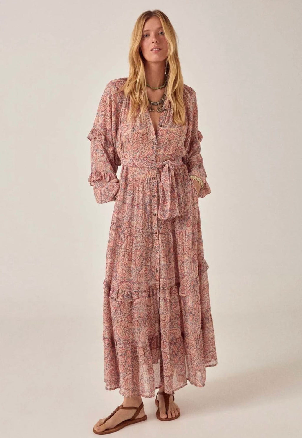 Maison Hotel - Dress - Paquita Dress in Wild Dust - Cecil and Gunn