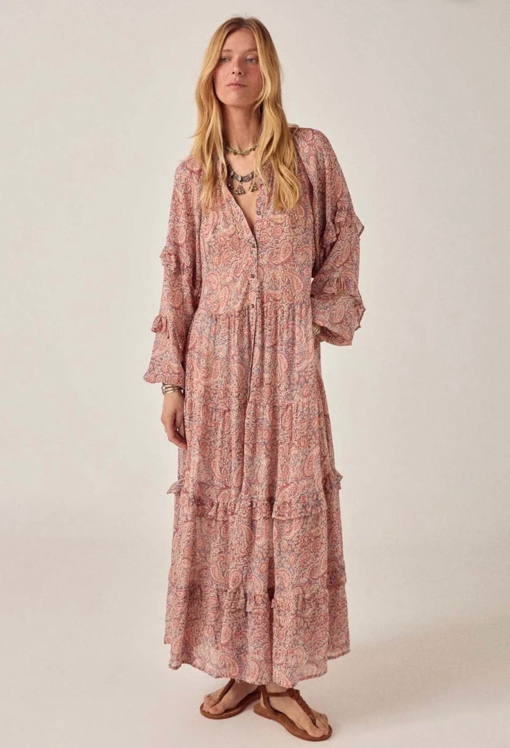 Maison Hotel - Dress - Paquita Dress in Wild Dust - Cecil and Gunn