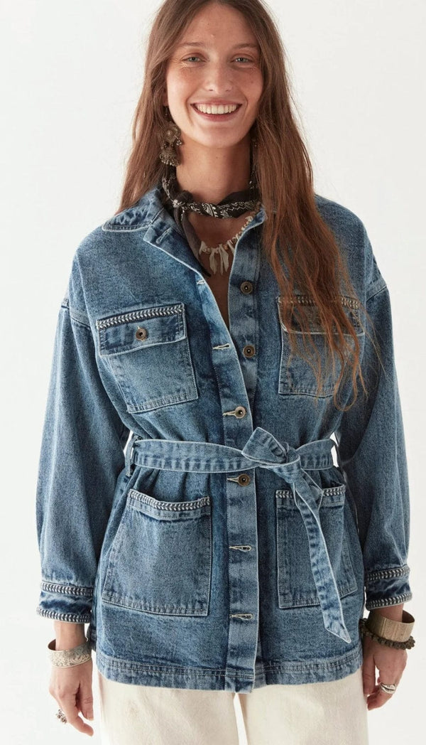 Maison Hotel - Jacket - Wayne Jacket in Western Blue - Cecil and Gunn