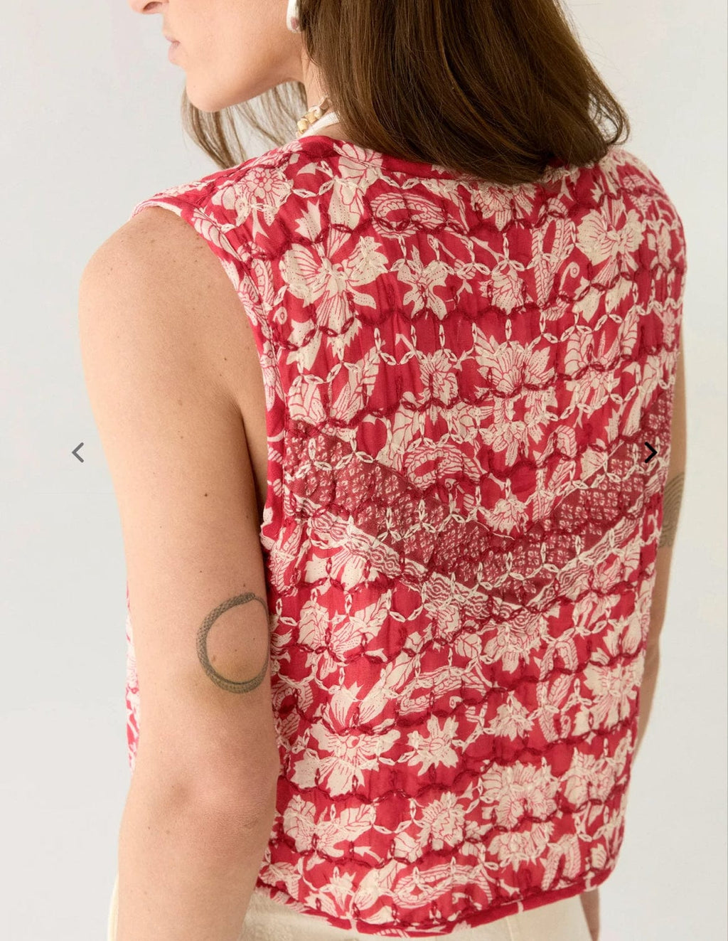 Maison Hotel - Outerwear - Ulrikke Vest in Sangria - Cecil and Gunn