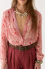 Maison Hotel - Shirt - Dylan Blouse in Pink Martini - Cecil and Gunn