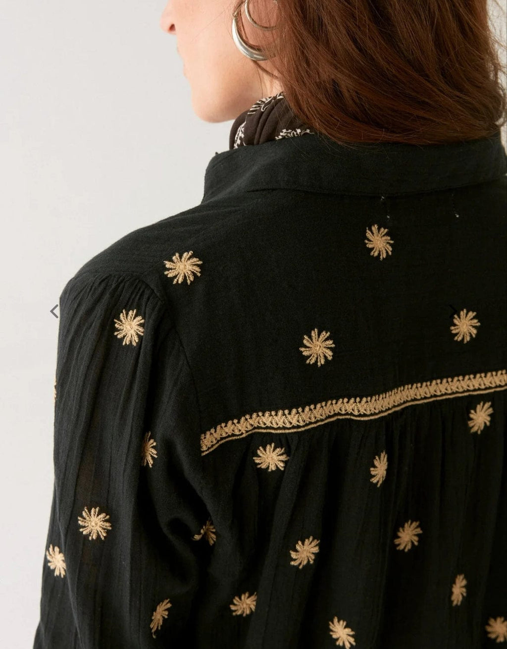 Maison Hotel - Shirt - Dylan Blouse in Starry Night - Cecil and Gunn
