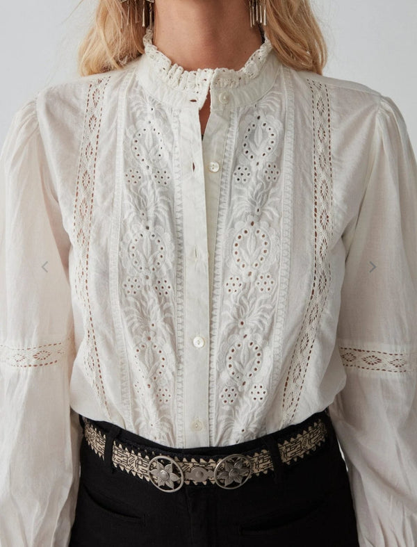 Maison Hotel - Tops - Emmanuelle Blouse - Cecil and Gunn