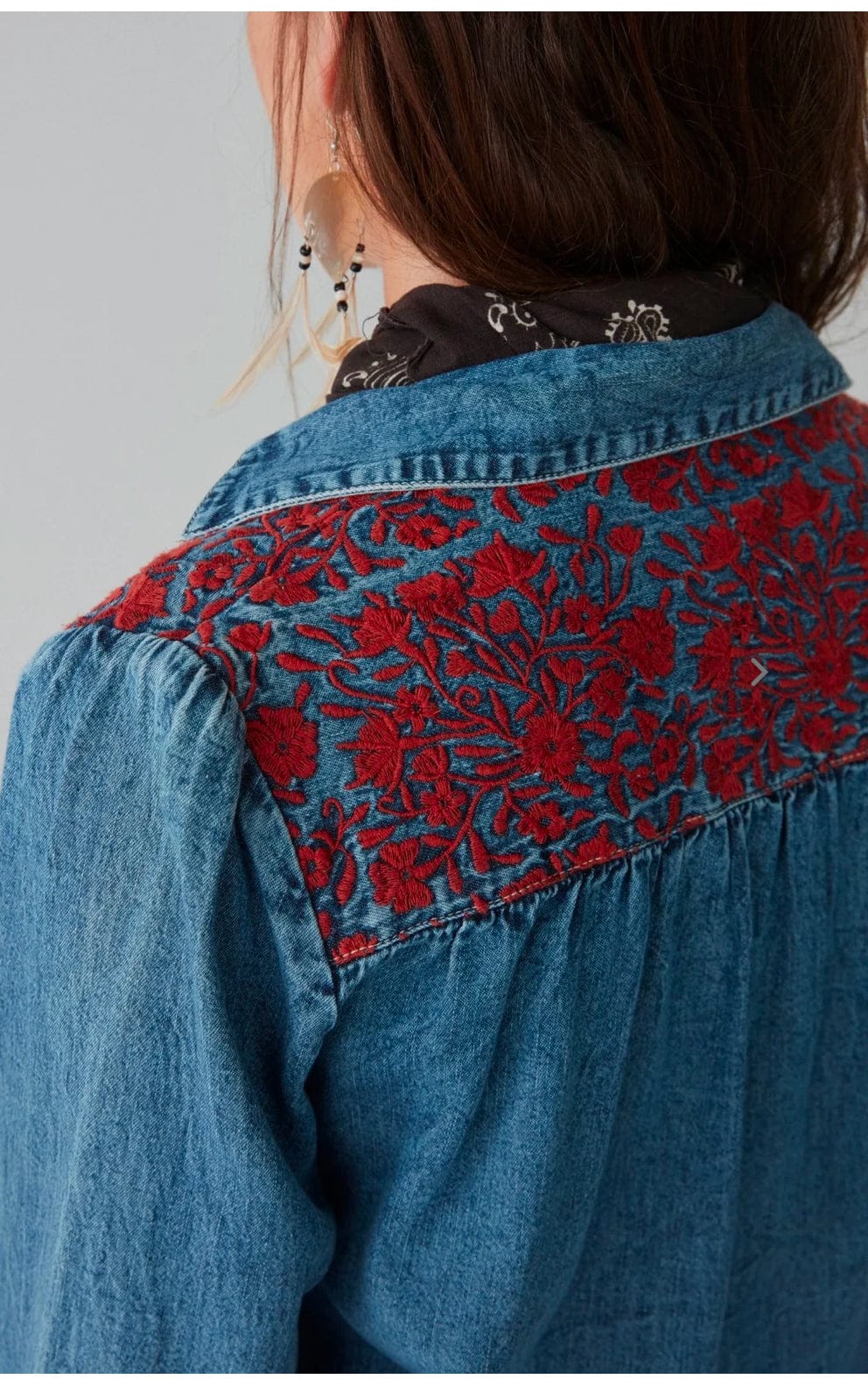 Maison Hotel - Tops - Phoebe Blouse Blue Denim by Maison Hotel - Cecil and Gunn