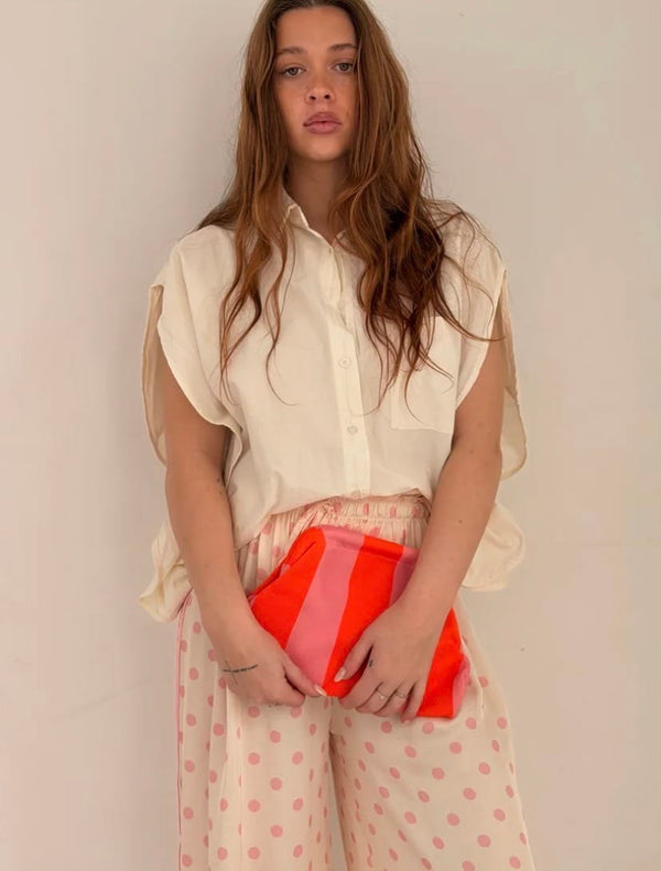 Mama Papa - Bag - Striped Clutch - Cecil and Gunn