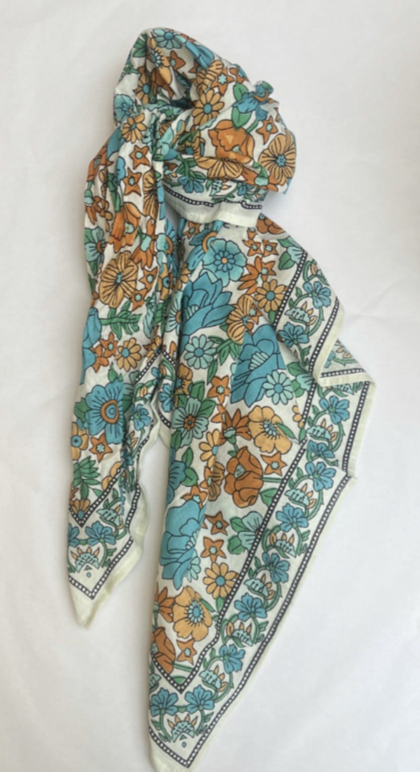 Mama Papa - Scarf - Blue Scarf - Cecil and Gunn