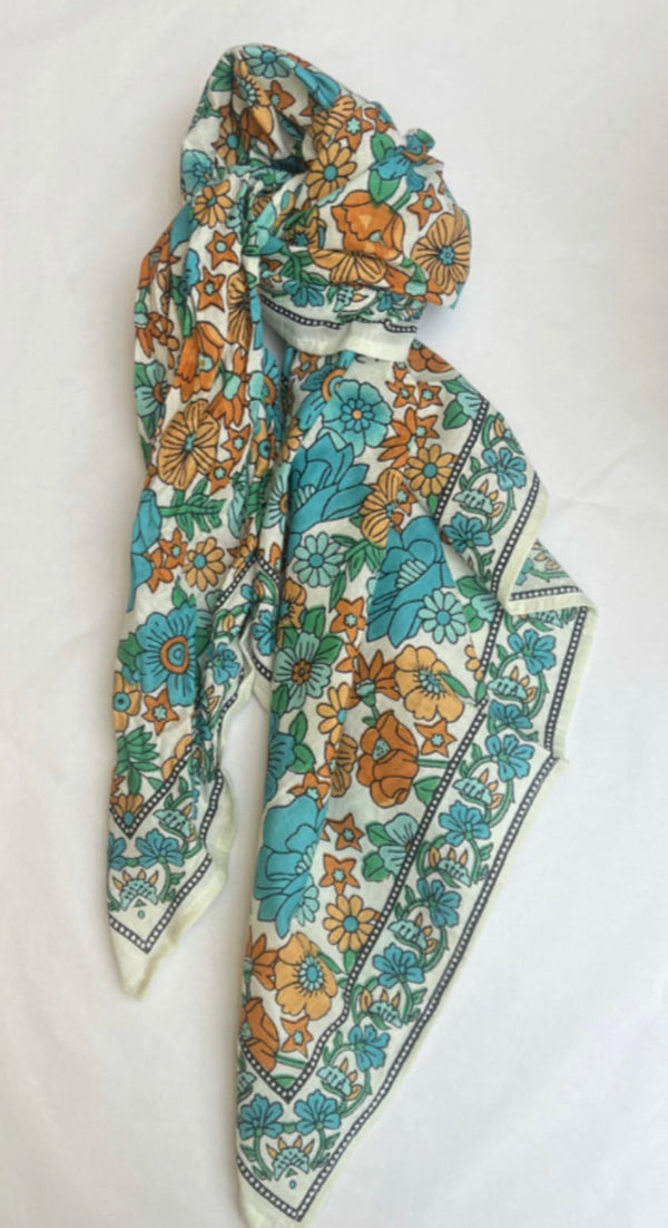 Mama Papa - Scarf - Blue Scarf - Cecil and Gunn